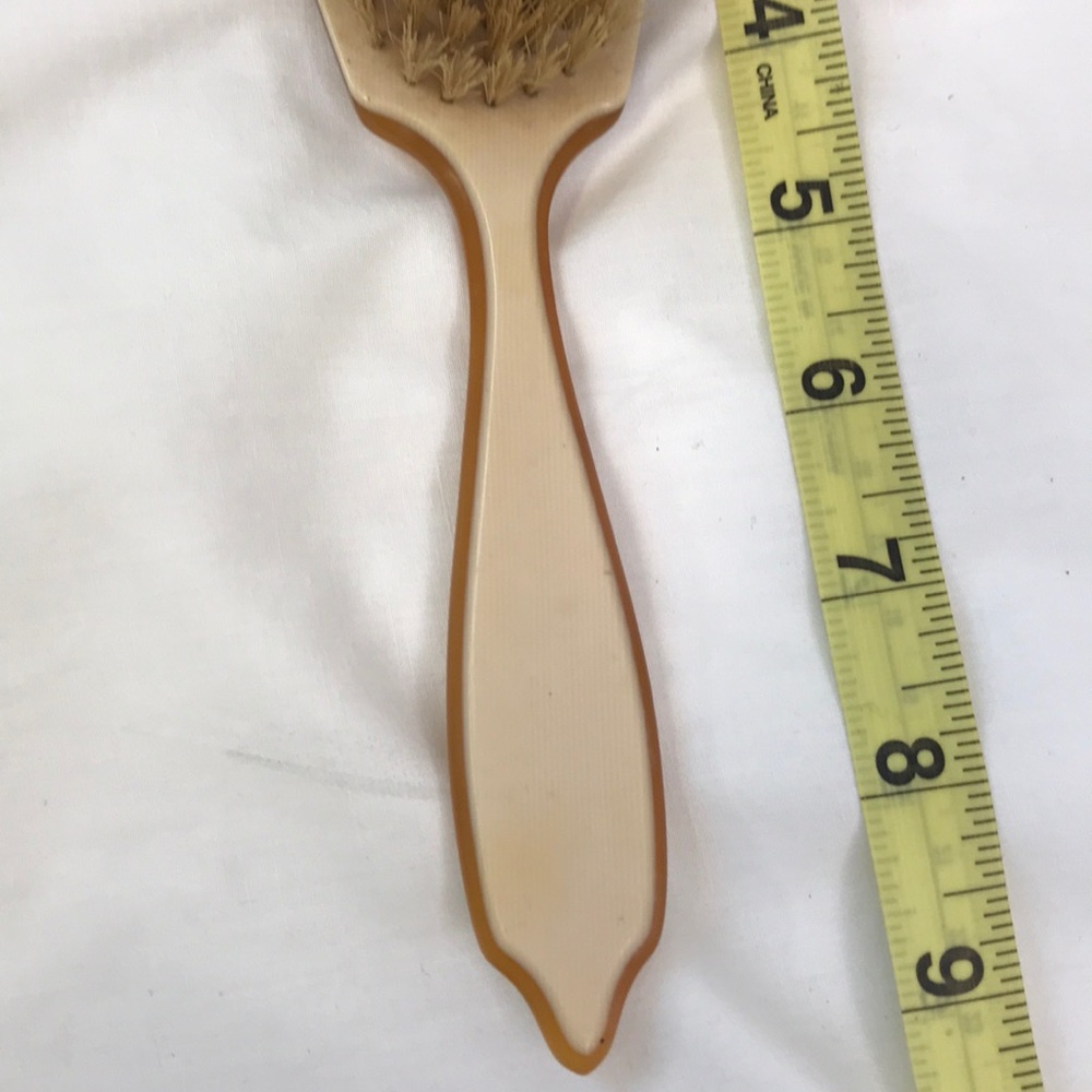 Vintage Beveled Hand Held Mirror & Brush ~ 1950’s - Picture 12 of 14